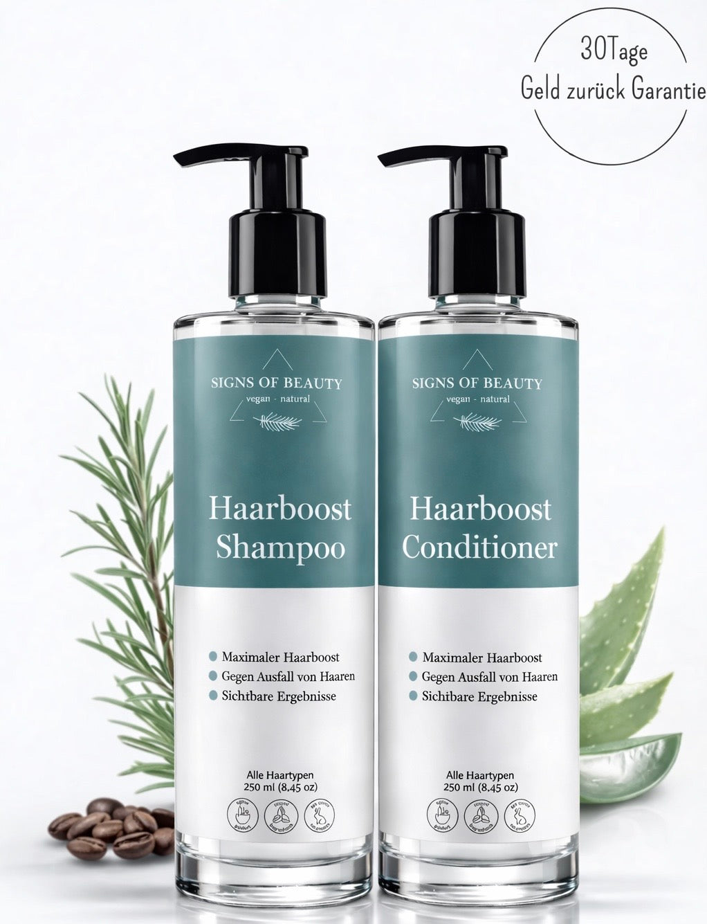 Haar Set - Shampoo, Conditioner | 3 Monats-Vorrat