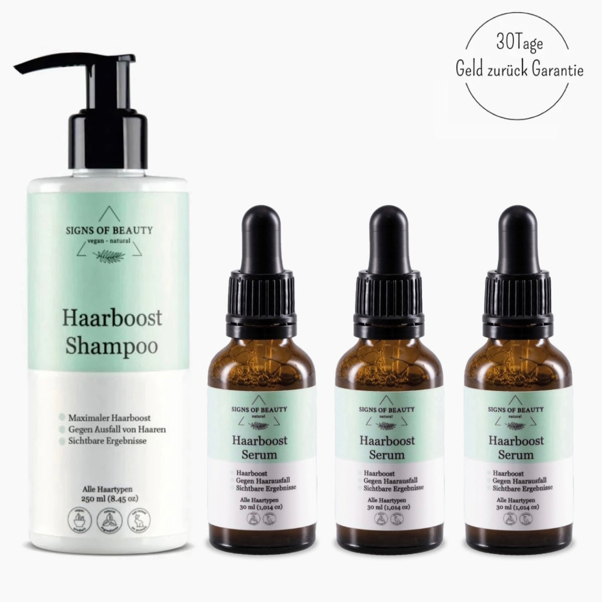 Extrem Haircare Set - Shampoo, Haarserum | 3 Monats-Vorrat